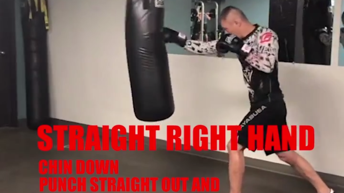 Beginner Boxing Drill: Learn The Straight Right - Infighting
